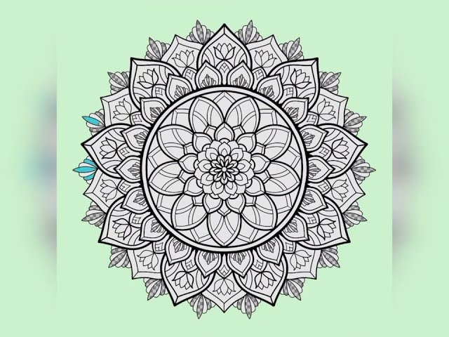 🎨Paint by Numbers | Mandala Art |Colouring Game |How to Paint by Number | Digital Art Therapy