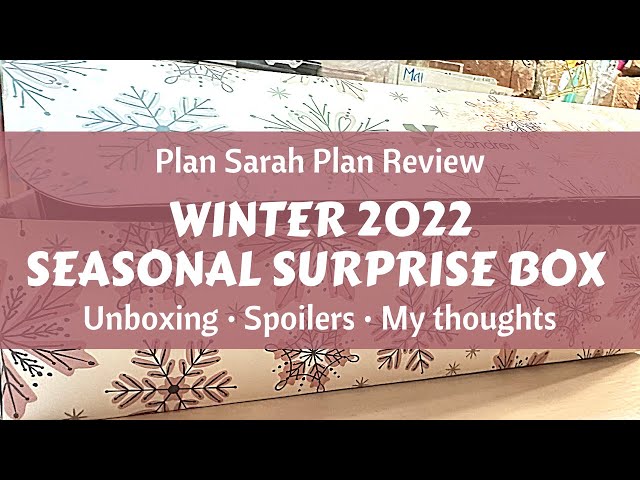 Seasonal Surprise Box Unboxing & Review! | Winter 2022 | Erin Condren