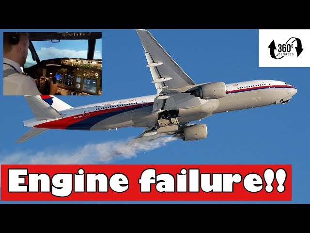 What pilots do when an engine fails! (Full HD, look around!)