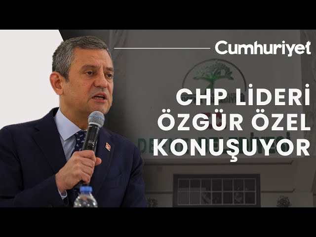 #CANLI CHP lideri Özgür Özel Defne Belediyesi’nde