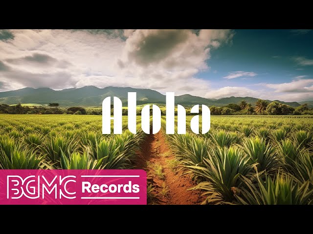 Relaxing Hawaiian Music for Nature Lovers | Beautiful Green Farm and Mountain Scenery