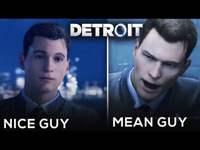 Why Connor Can't be Nice and Mean at the Same Time in DETROIT BECOME HUMAN