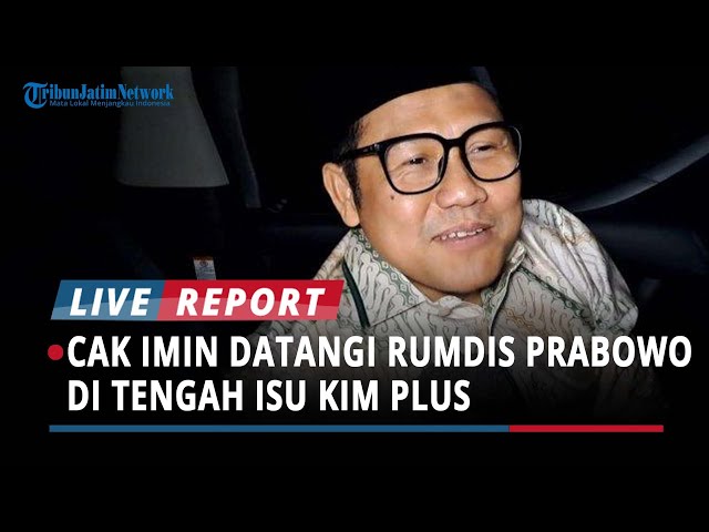 Malam-malam Cak Imin Datangi Rumah Dinas Prabowo, Bahas Pembentukan KIM Plus?