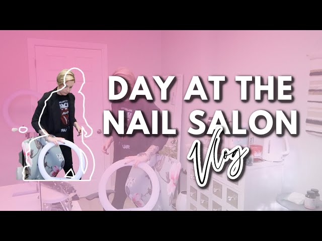 NAIL TECH VLOG #81 | RING LIGHT SAGA | WHAT I BRING TO WORK IN A NAIL SALON | LIQUID CHROME NAILS