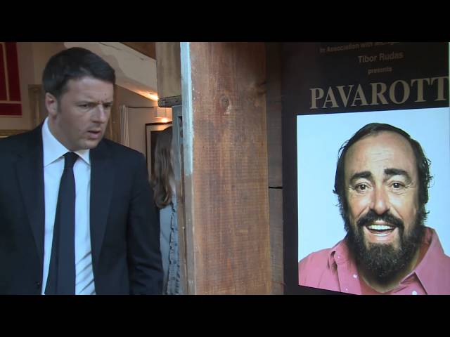 Renzi visita, a Modena, la Casa Museo Luciano Pavarotti