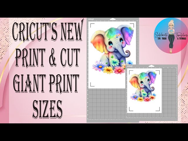 Cricut Print Then Cut UPDATE! NOW LARGER!