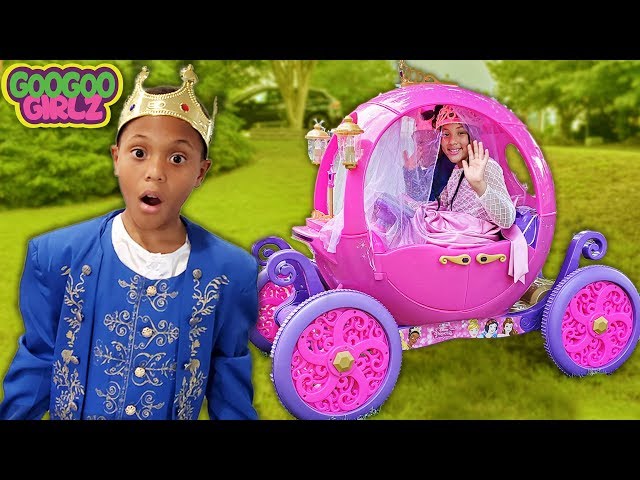 Oh No We Are Late To The Princess Party! (Goo Goo Girlz Video for Kids)