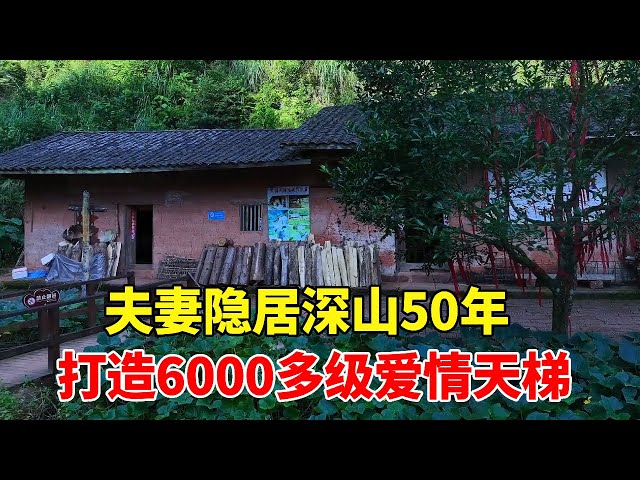 The husband and wife have lived in seclusion in the mountains for 50 years. In order to make it eas