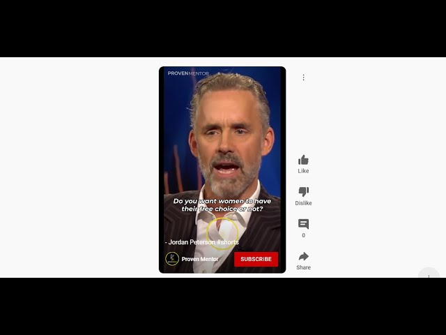 Jordan Peterson DISAGREES with ANNIE LOOF! #shorts