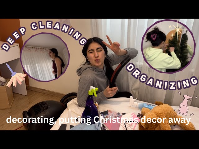 Deep CLEAN & ORGANİZE MY ROOM with me| resetting and decorating ✨🌸motivational💪🏼