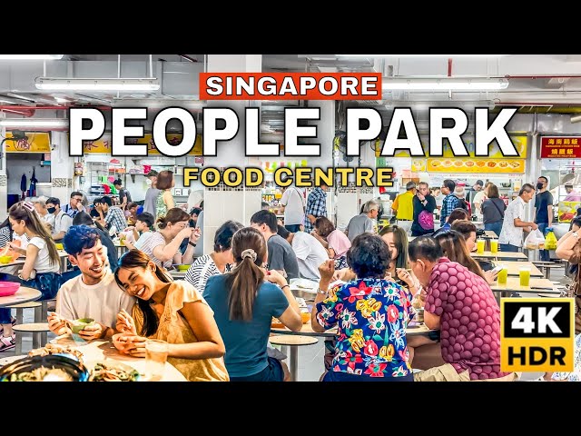 Newly Renovated People Park Food Centre | Must-Try Hawker Food in Singapore 🇸🇬🍛🥢😋