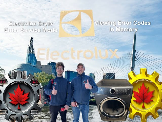 How to Enter Service Mode on a Electrolux Dryer and Viewing Error Codes Appliance Fix Lab Canada USA