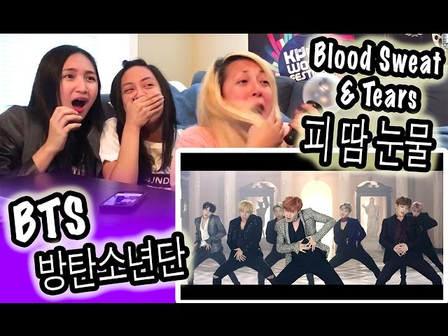 [KPOP REACTION] BTS 방탄소년단 -- BLOOD SWEAT TEARS 피 땀 눈물