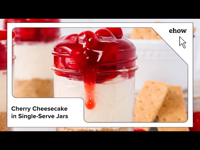 Cherry Cheesecake in Single-Serve Jars