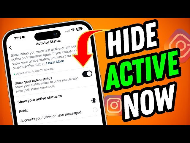 How To Hide Active Now On Instagram {Quick & Easy}