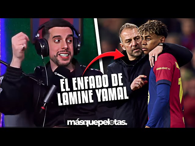 LAMINE YAMAL SE ENFADA CUANDO LE SUSTITUYEN ¿ESTÁN PREOCUPADOS LOS BARCELONISTAS?