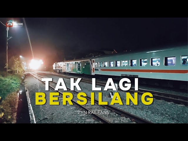 Gapeka 2025! KA Serayu tak lagi berhenti bersilang dengan KA Malabar di Stasiun Awipari