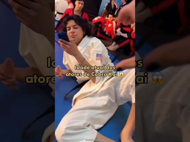 Idade atual dos atores de Cobra Kai 😱