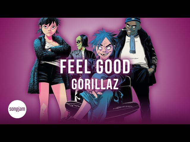 Gorillaz - Feel Good (Official Karaoke Instrumental) | SongJam