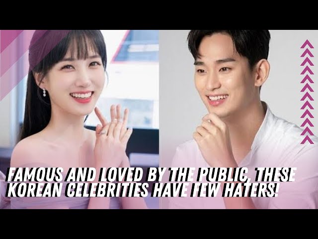 Famous and Loved by the Public, These Korean Celebrities Have Few Haters!