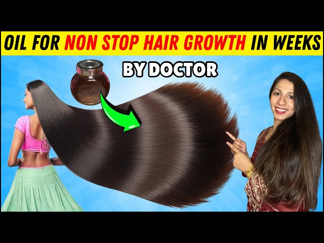 Doctor recommended hair growth oil: How to grow hair fast- fastest hair growth oil Dr Madiha Bhayani