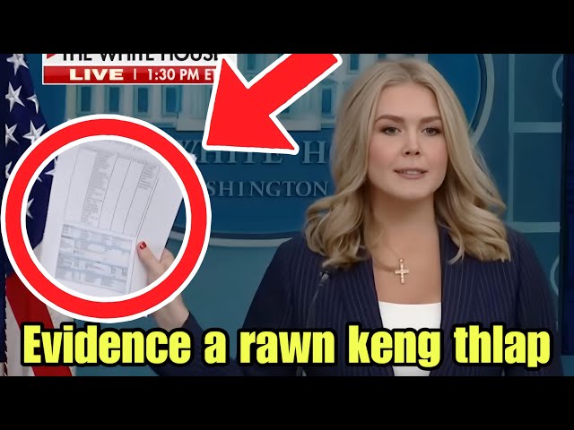 Karoline Leavitt-in REPORTER nghal zet a DAH NIL chiang hle🤣🔥(Reaction)