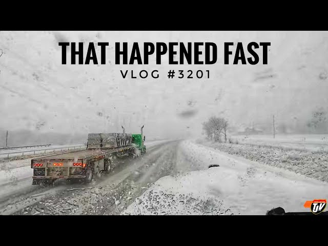 THAT HAPPENED FAST | My Trucking Life | Vlog #3201