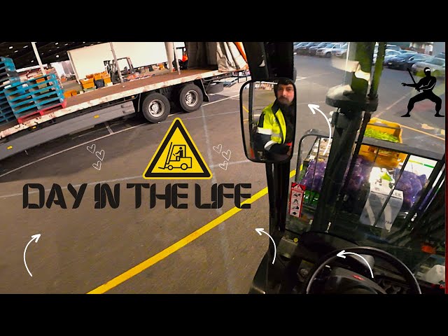 Day in the Life of a Forklift Operator!! POV!!