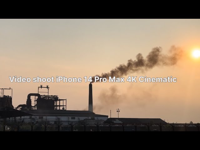 Video shoot iPhone 14 Pro Max 4K cinematic