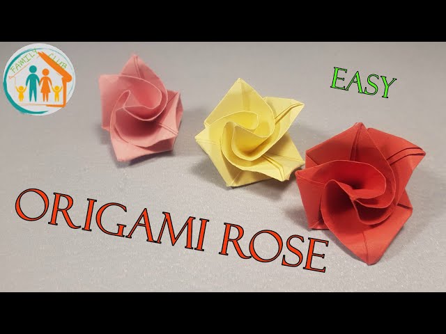 Origami rose