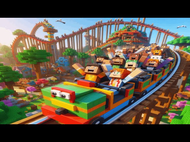 MineCraft Towny Roller Coaster