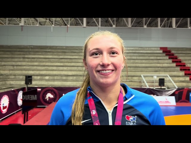 Kylie Welker (USA), 76 kg Women's Freestyle Champion | 2023 U20 Pan-American Championships