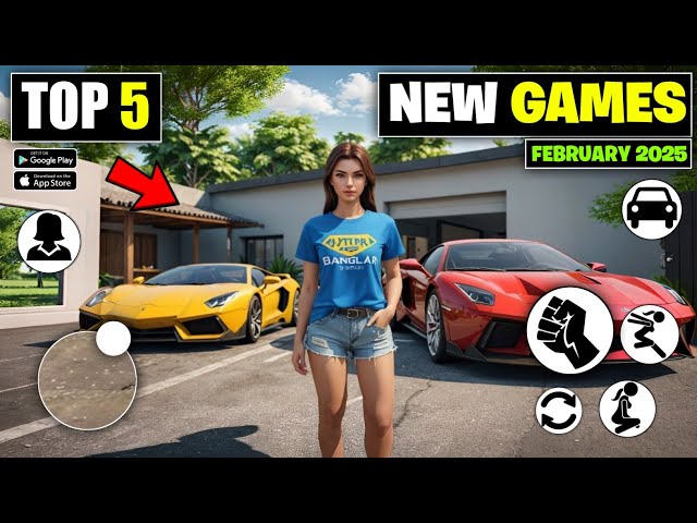 Top 5 New Games For Android 2025 | New Best Android Games 2025 (FEBRUARY)