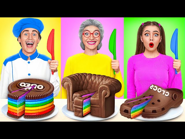 Me vs Grandma Cooking Challenge | Kitchen Battle with Secret Gadgets by TeenDO Challenge