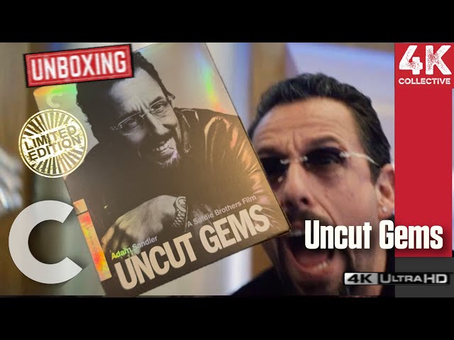 Uncut Gems Criterion Collection 4k UltraHD Blu-ray Digipack Unboxing