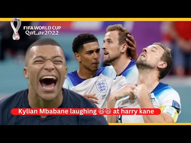 Kylian Mbappe seen laughing at Harry Kane after devastating England World Cup penalty missed