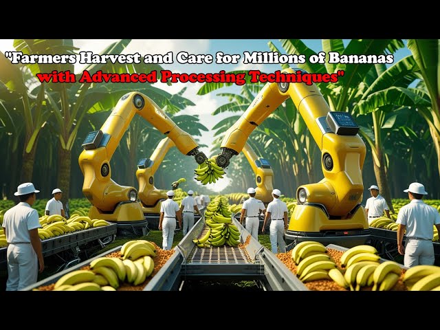 Inside the Banana Industry: How Farmers Harvest and Process Billions of Bananas |Farming Documentary