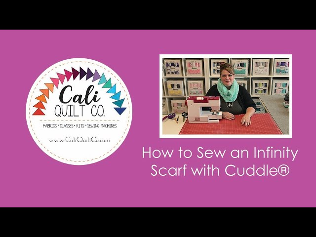 How to Sew an Infinity Scarf with Cuddle®