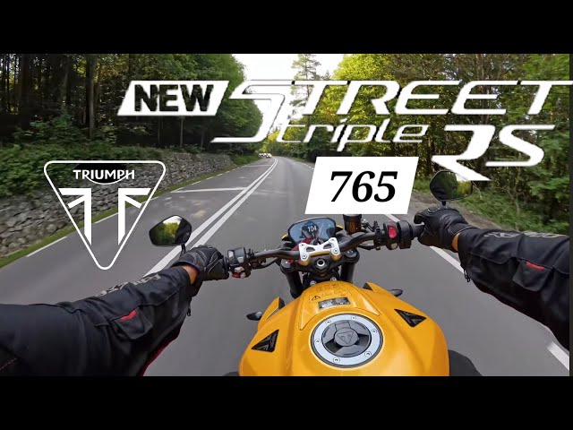 2024 Triumph Street Triple 765 RS - POV Ride - HD Exhaust Sound