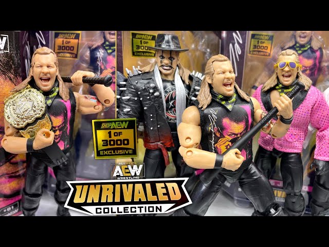 SHOP AEW 1/3000 UNRIVALED CHRIS JERICHO FIGURE REVIEW!