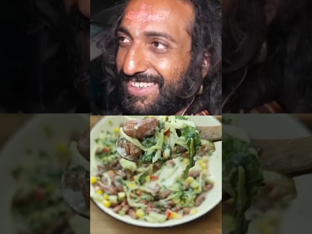 IIT Baba Advice on Food | Rishita Sharma #trending #food #viralshorts #shorts #mahakumbh2025