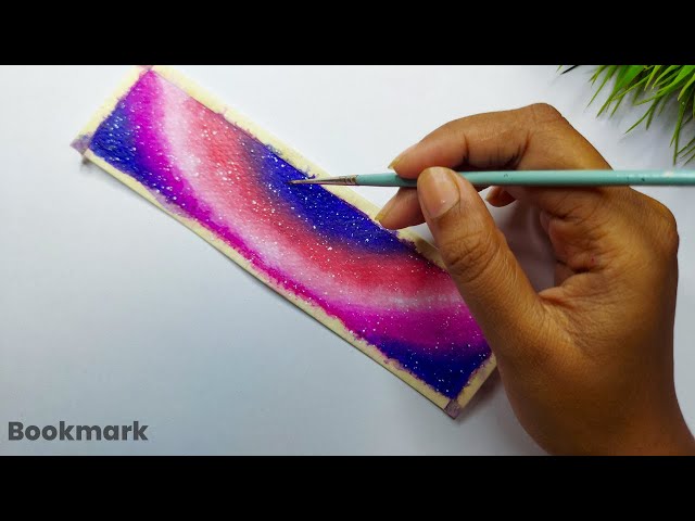 How to make Bookmark at Home | Bookmark DIY | Easy Bookmark Painting | Hand Painted Bookmark