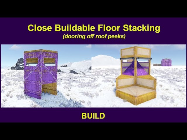 Buildable Floor Stacking and Doored-off Roof Peeks demo