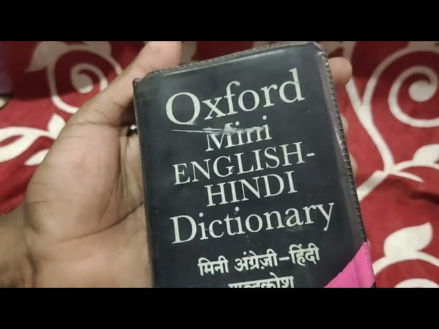 Oxford Mini English   Hindi Dictionary   Oxford English Mini Dictionary