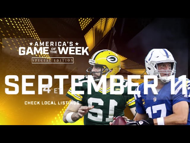 FOX NFL America's Game of Week: Special Edition -  Packers vs Colts Lineup (2023-2020)