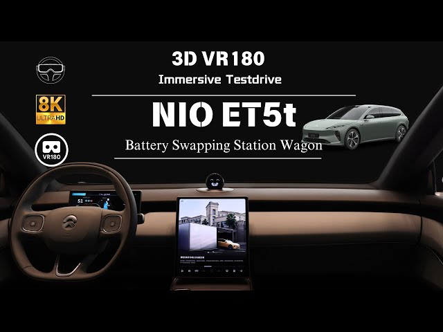 【8K VR180 POV Drive】 Nio ET5t Luxury Station Wagon Highway Testdrive 蔚来ET5t旅行车高速试驾