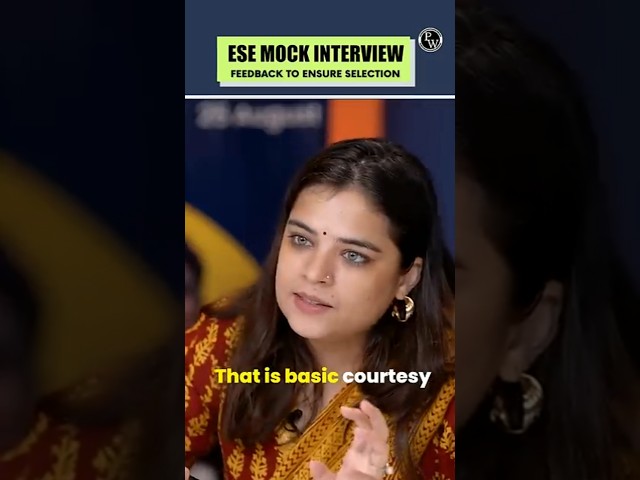 UPSC | ESE Engineering Services Interview | Saloni Khanna #ias #upscinterview #viralshorts #trending