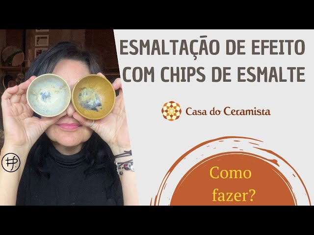 Esmaltação de Efeito com Chips de Esmalte