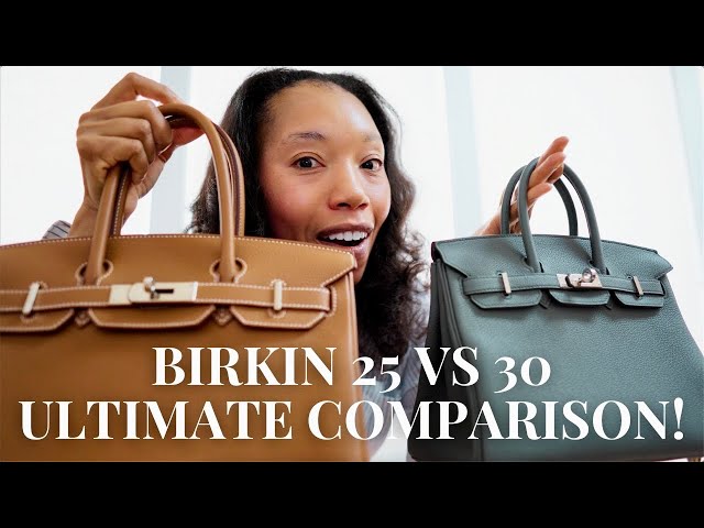 Hermes Birkin 25 vs 30 Size Review | What Fits Inside, Pros & Cons