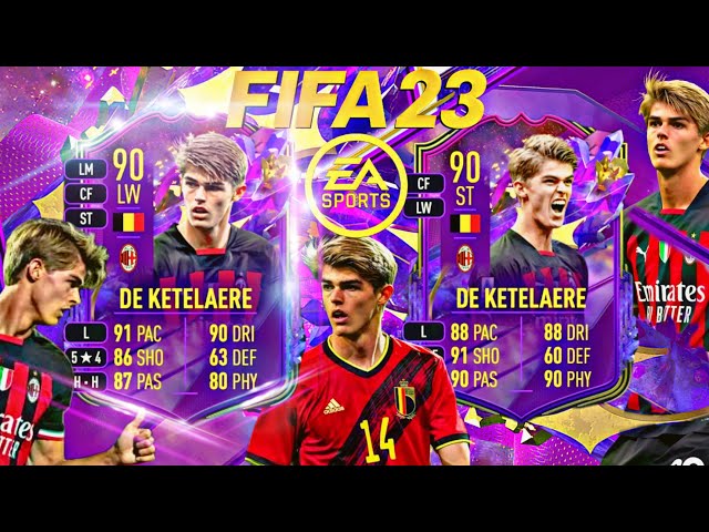 THE BELGIAN CANTONA!🐐🇧🇪 -90 RATED LEFT WING FUTURE STARS CHARLES DE KETELAERE PLAYER REVIEW- FIFA 23